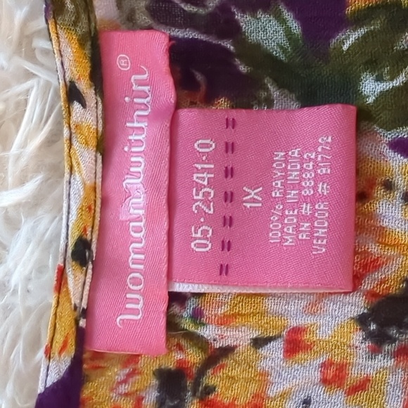 Woman Within Plus Size Colorful Maxi Dress - Picture 8 of 11